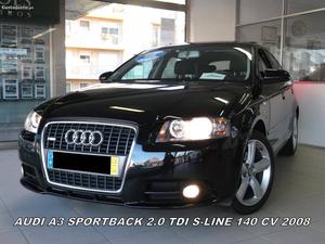 Audi A3 SB 2.0 Tdi S-Line Abril/08 - à venda - Ligeiros