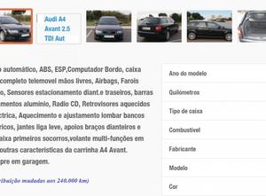 Audi A4 Avant 2.5 TDI Caixa Automática Tiptronic