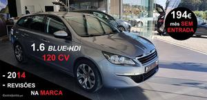 Peugeot 308 SW blue-HDI 120CV Setembro/14 - à venda -
