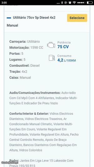 VW Polo Confortline cc 75CV TDI Maio/10 - à venda -
