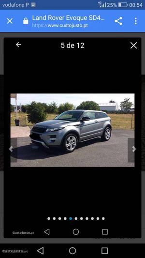 Land Rover Evoque Sd4 coupé full Julho/12 - à venda -