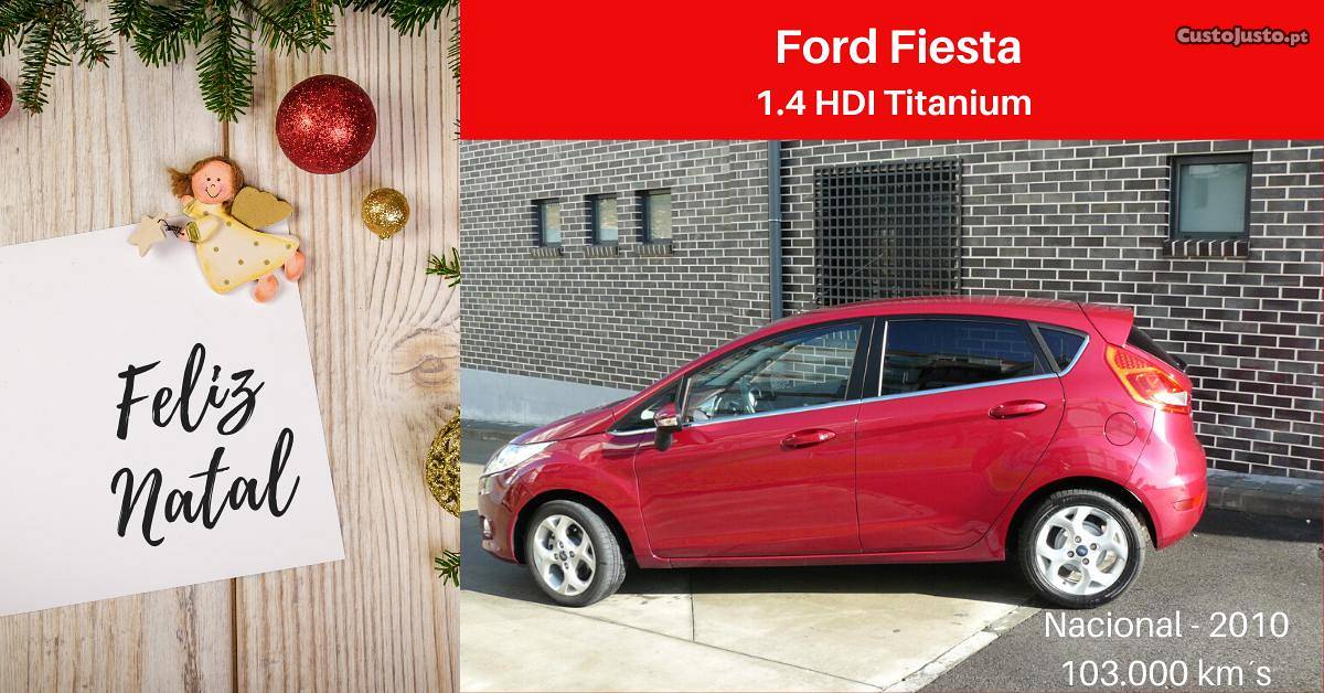Ford Fiesta 1.4hdi Titanium Agosto/10 - à venda - Ligeiros