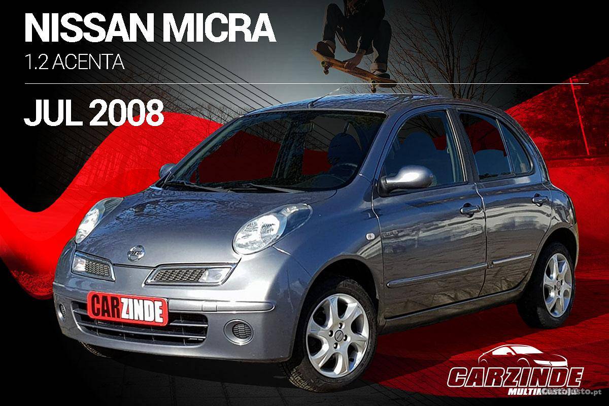 Nissan Micra 1.2 Acenta Julho/08 - à venda - Ligeiros