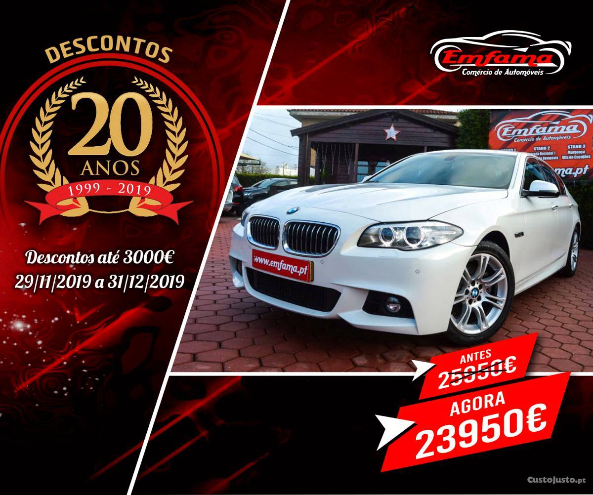 BMW 520 D PACK M Fevereiro/15 - à venda - Ligeiros