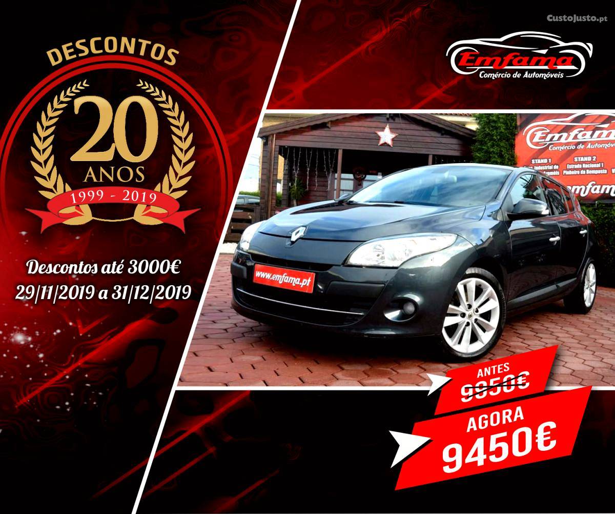 Renault Mégane 1.5 DCI DYNAMIQUE S Junho/11 - à venda -