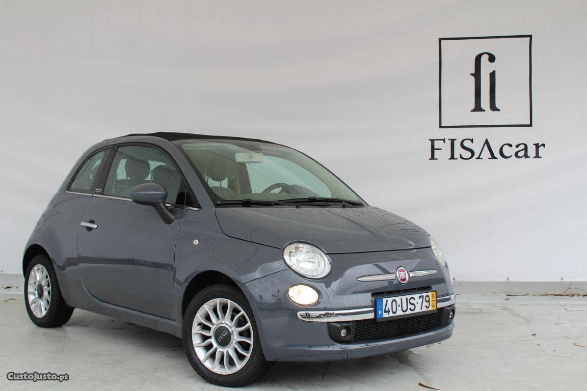 Fiat 500C LOUNGE PELE  Abril/13 - à venda - Ligeiros