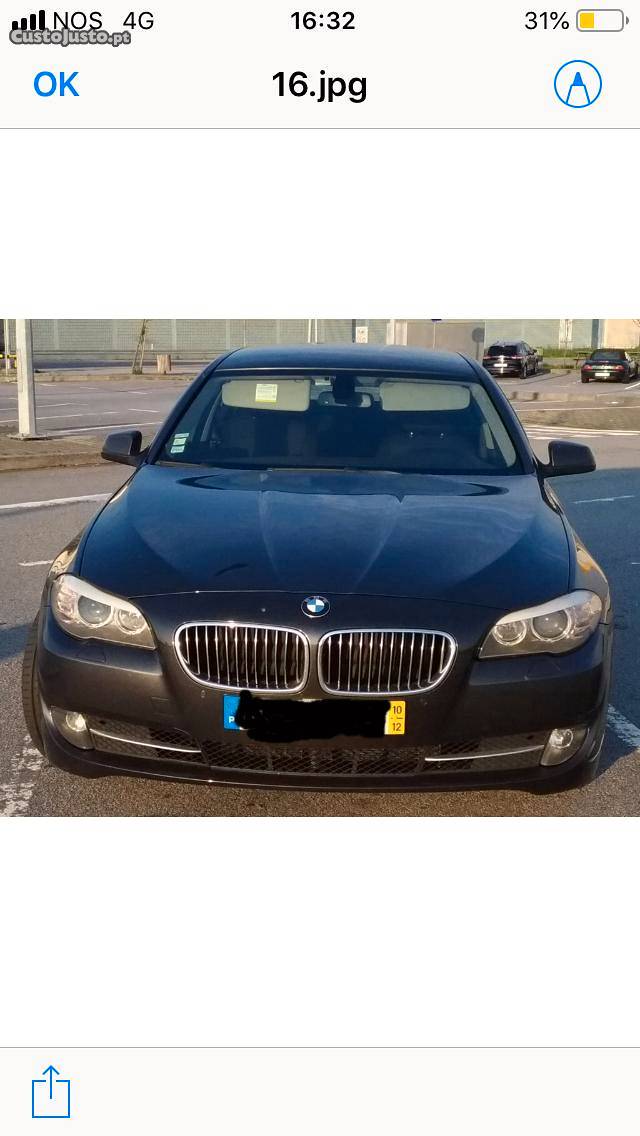 BMW 520 Nacional Dezembro/10 - à venda - Ligeiros