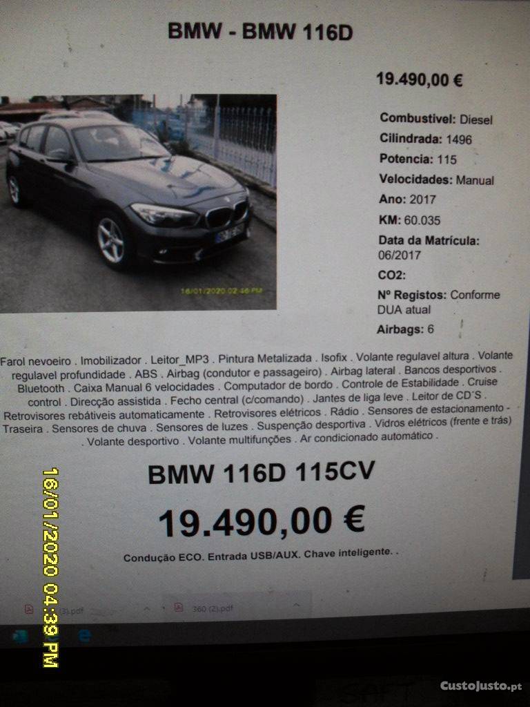 BMW D Junho/17 - à venda - Ligeiros Passageiros,