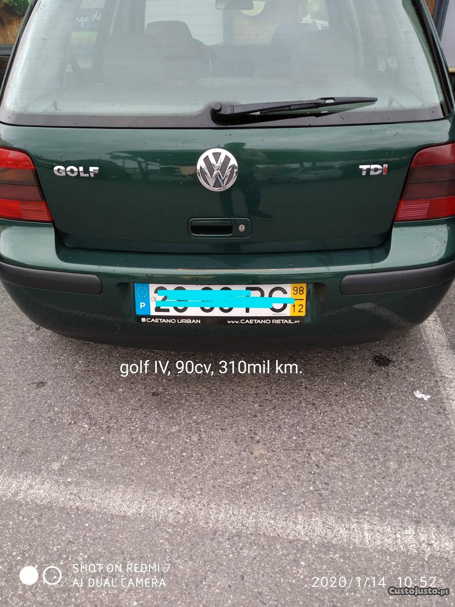VW Golf 1.9 TDI Dezembro/98 - à venda - Ligeiros