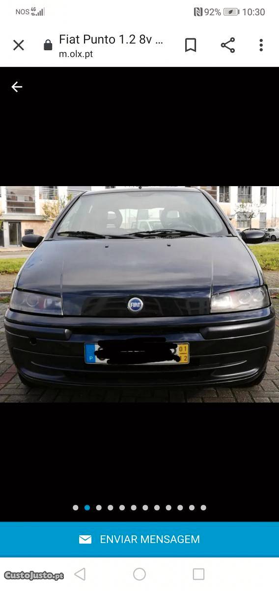 Fiat Punto 1.2 8v SX Dezembro/01 - à venda - Ligeiros