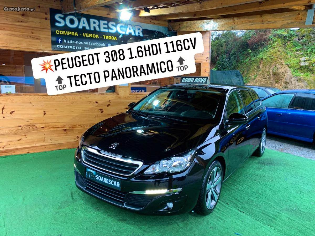 Peugeot 308 SW 1.6 BLUEHDI 116CV Maio/14 - à venda -
