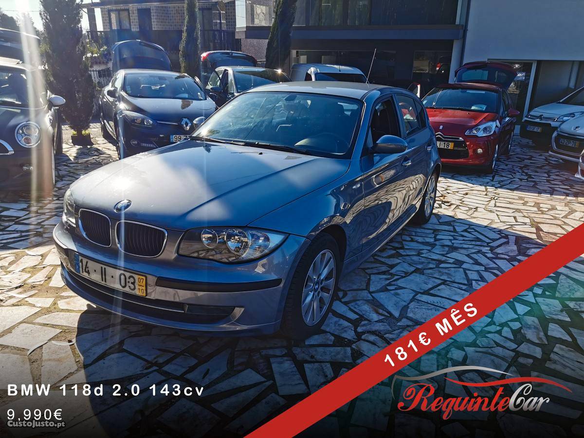 BMW 118 D cv 5 Portas Outubro/07 - à venda -