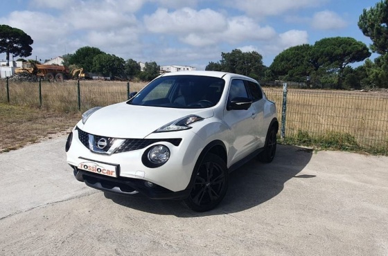 Nissan Juke 1.5 dCi Tekna S P.Ext.1 White L. - Rossio Car